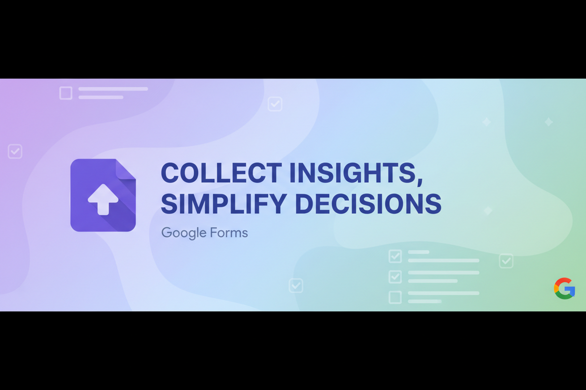 Virtual assistant creating a Google Form survey to collect customer feedback and data