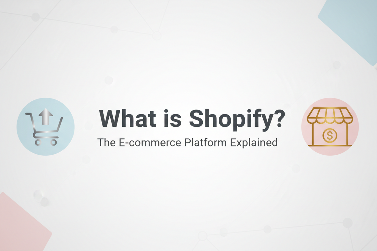 Shopify dashboard showing an online store setup with products, orders, and analytics